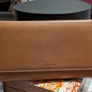 Coach Vintage Full Leather Saddle Wallet